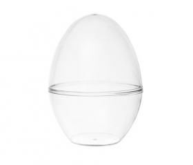 Jajka akrylowe stojce 12cm, 5 sztuk