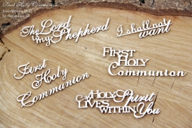 Fisrt Holy Communion set of word- zestaw ENG
