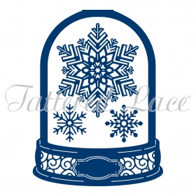 Wykrojnik Tattered Lace- Snowglobe Card Shape Kula