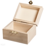Drewniane pudełko 9x7x6 cm