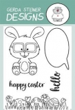 Stempel- Nerdy Easter Bunny  3x4
