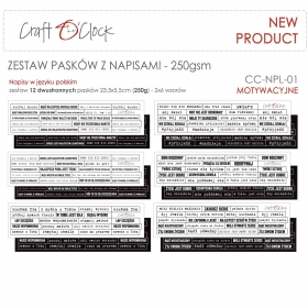 Zestaw paskw 01 - Motywacyjne CC-NPL-01