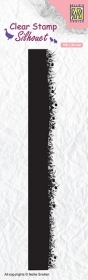 Stempel SIL062 TRAWA KA KWIATY 2,2x15cm
