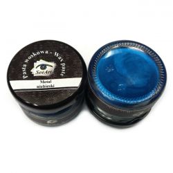 SEEART Pasta woskowa 20ml METAL NIEBIESKA
