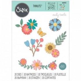 Zestaw wykrojników Thinlits Petite Petals 20 szt.