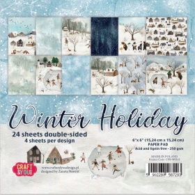 Zestaw papierów Winter Holiday 15x15