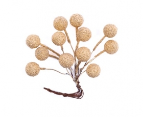 Złote jagody 10cm, 12szt.