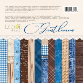 Lemoncraft - Blok papierów 15x15cm - GENTLEMEN