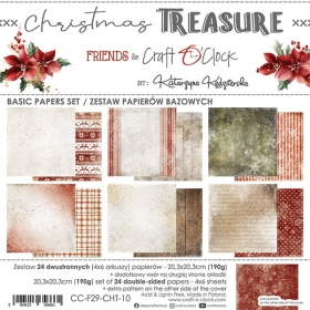 Christmas Treasure -Zestaw papierw bazowych 20x20