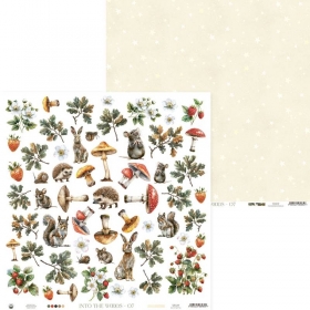 Papier INTO THE WOODS 07 30x30cm