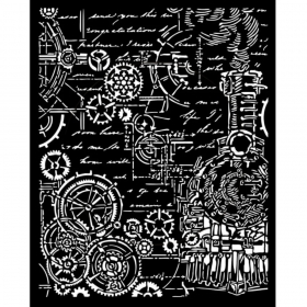 Maska szablon 20x25cm mechanizm trybki tryby