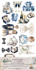 IN SHADES OF BLUE- zestaw dodatków 15x30cm