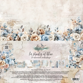 IN SHADES OF BLUE- zestaw papierów 30x30cm