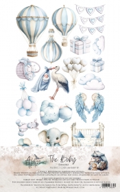 THE BABY BOY- zestaw dodatków 15x30cm