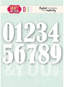 Wykrojniki - Numery cyfry liczby 3,5cm