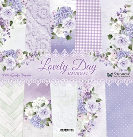 Lovely Day IN VIOLET- ZESTAW papier�w 30x30cm