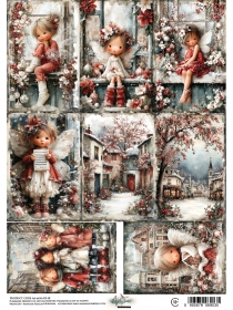 The Magic of December- papier ryżowy 05 A4