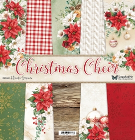 CHRISTMAS CHEER- zestaw papierów 30x30cm