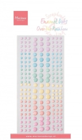 Enamel dots kropki pere�ki OVER THE RAINBOW