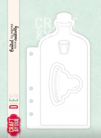 Wykrojniki- Bottle Journal Base by Bea baza butelk