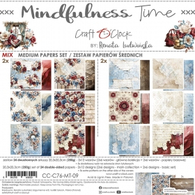 MINDFULNESS TIME -zestaw papierw MIX CC-C76-MT-09
