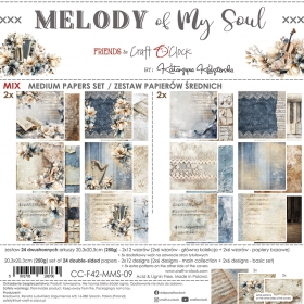 MELODY OF MY SOUL- 20x20cm MIX CC-F42-MMS-09