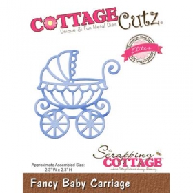 Wykrojnik Cottage Cutz Baby Carriage Wzek Dzieci