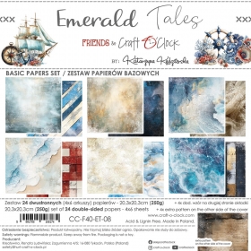 EMERALD TALES - zestaw papierw BASIC CC-F40-ET-08