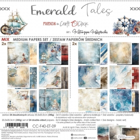 EMERALD TALES-zestaw papierw MIX CC-F40-ET-09
