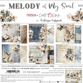 MELODY OF MY SOUL- 20x20cm CC-F42-MMS-07