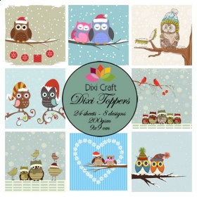 Papiery Toppers Dixi 9x9 cm