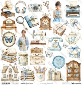 Lovely Day IN BLUE- ELEMENTS 13 E-13