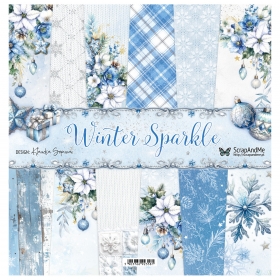WINTER SPARKLE- zestaw papierw 30x30cm