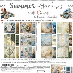 SUMMER ADVENTURES - z.papierw MIX CC-C77-SAS-09