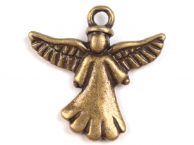 Zawieszka metalowa ANIOŁ 20x20 mm