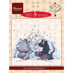 Stempel Cats & Dogs- Snow fight