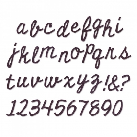 Wykrojnik- Bigz XL Alphabet- Cutout Script