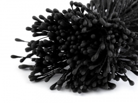 Prciki paskie do kwiatw 6 cm matowe czarny