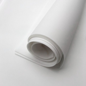 Pianka Foamiran jedwabna 0,8 mm biała 50x50cm