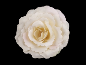 Kwiat ry peny 8cm 1 kremowy 1szt. 400139