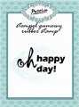 Stempel gumowy "oh happy day"
