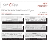 Zestaw paskw 01 - Motywacyjne CC-NPL-01