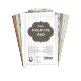 Mini Creative Pad wood 6x4"