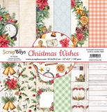 ScrapBoys- CHRISTMAS WISHES- zestaw papierów 30x30