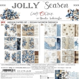 JOLLY SEASON - zestaw pap. MIX  CC-C79-JS-09