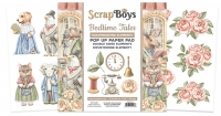 ScrapBoys - PopUp BEDTIME STORY 15x15cm zestaw