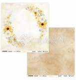 Sunflowers 01/02 - papier 30x30cm do wycinania