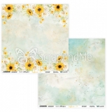 Sunflowers 03/04 - papier 30x30cm do wycinania