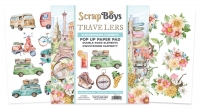ScrapBoys - PopUp TRAVEL LERS 15x15 zestaw do wyci