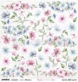 Beauties - Flowers - papier 30x30cm